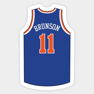 Jalen Brunson New York Jersey Blue Qiangy Sticker